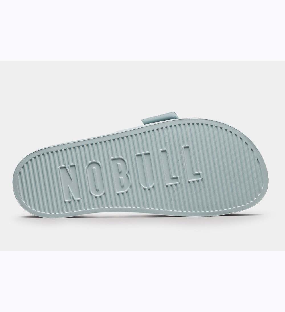 Men NOBULL Adjustable Slides Sky | JSVFU-7216