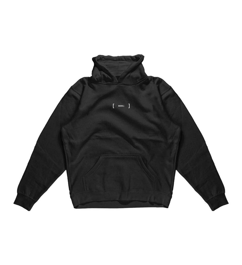 Men NOBULL All Damn Day Hoodie Black | OWKHB-4573