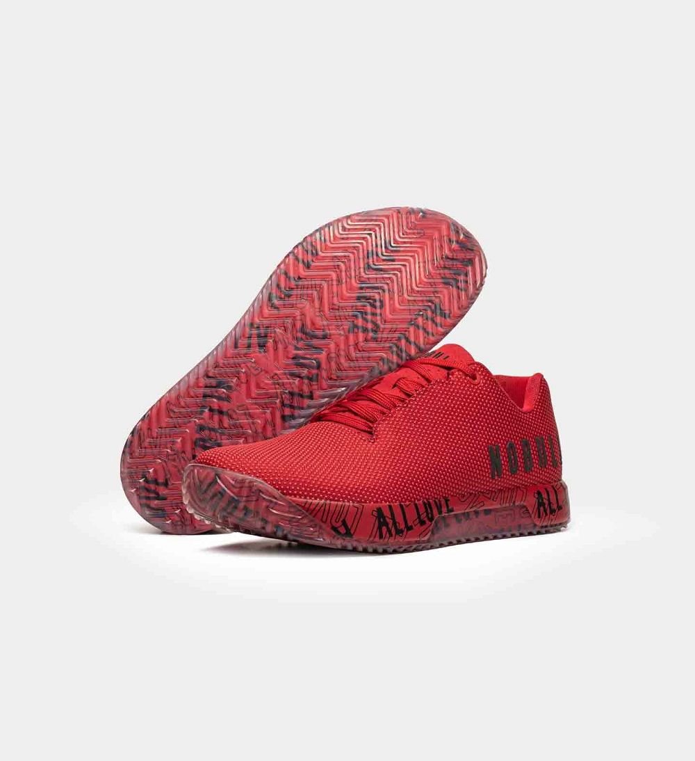 Men NOBULL All Love IMPACT Training Shoes Red | UGXPL-0189