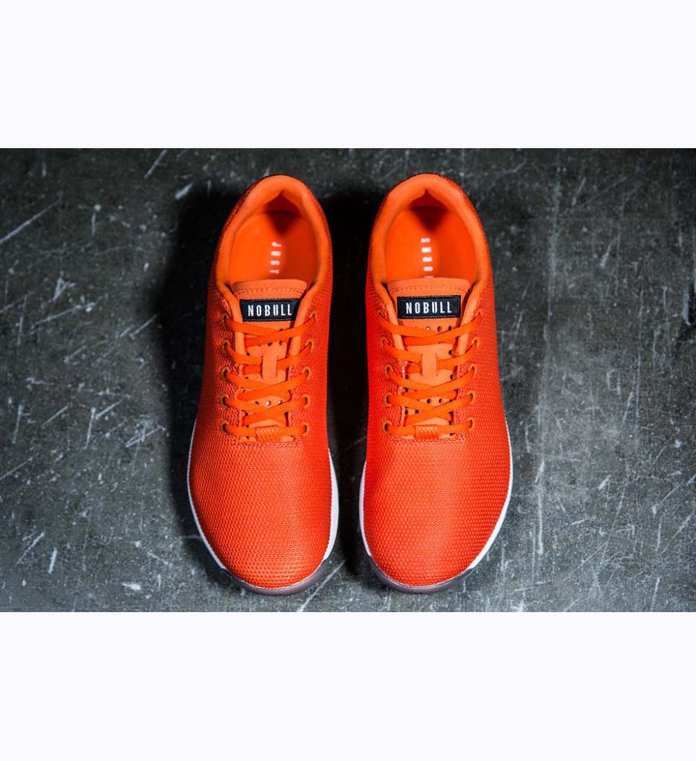 Men NOBULL BRIGHT Training Shoes BRIGHT ORANGE | VZXHB-6208