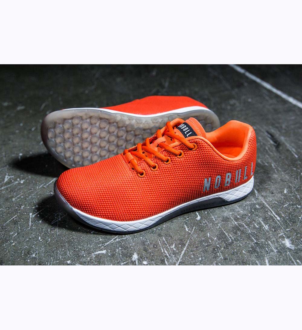 Men NOBULL BRIGHT Training Shoes BRIGHT ORANGE | VZXHB-6208