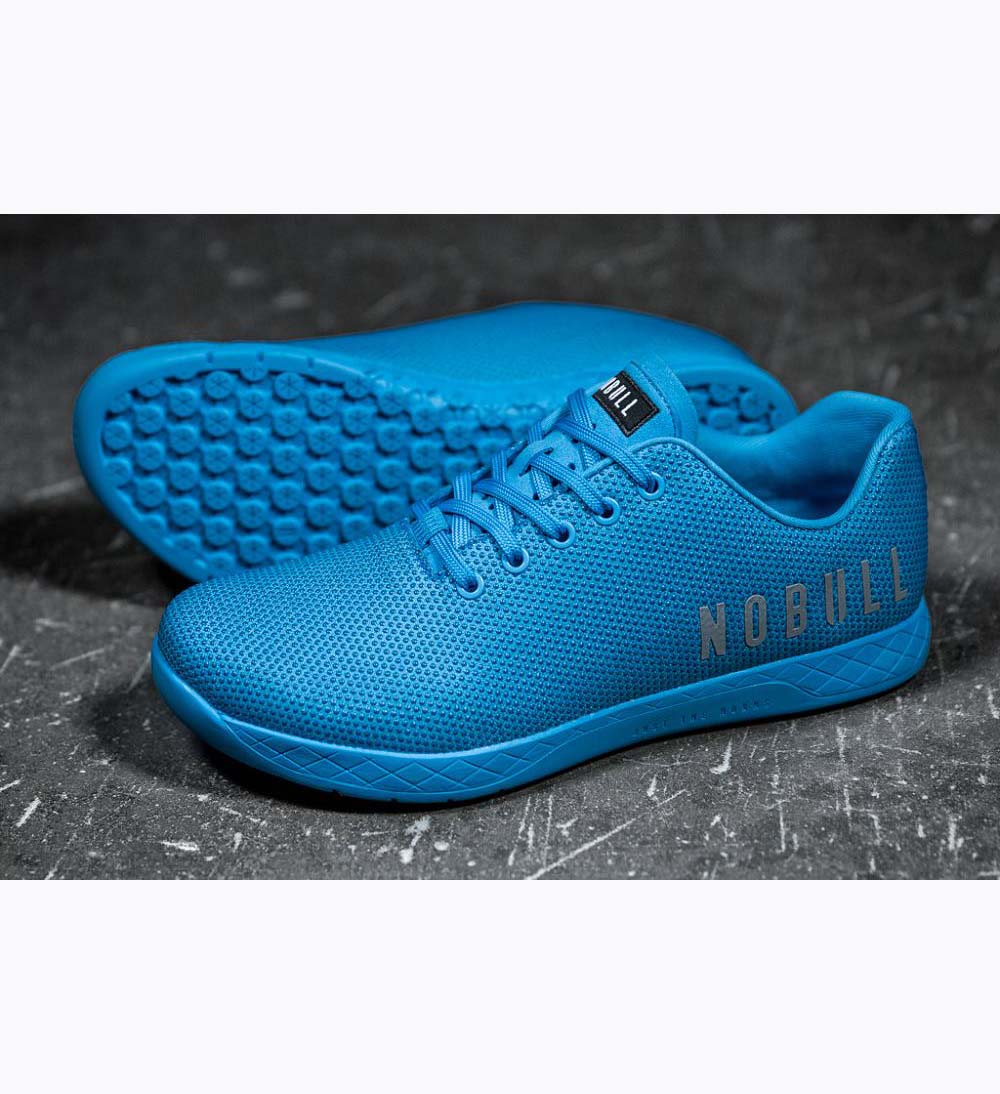 Men NOBULL BRIGHT Training Shoes Bright Blue | DKROX-8349