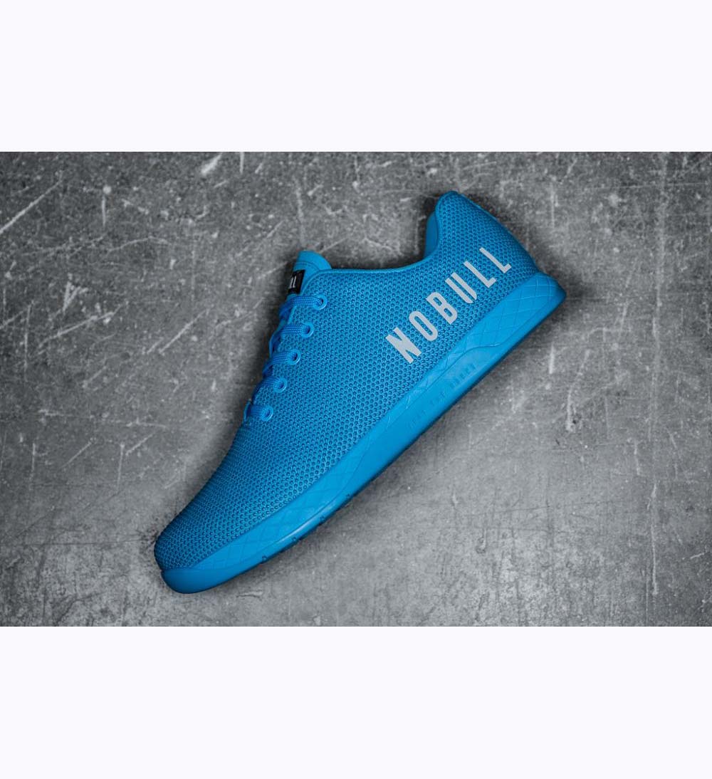 Men NOBULL BRIGHT Training Shoes Bright Blue | DKROX-8349