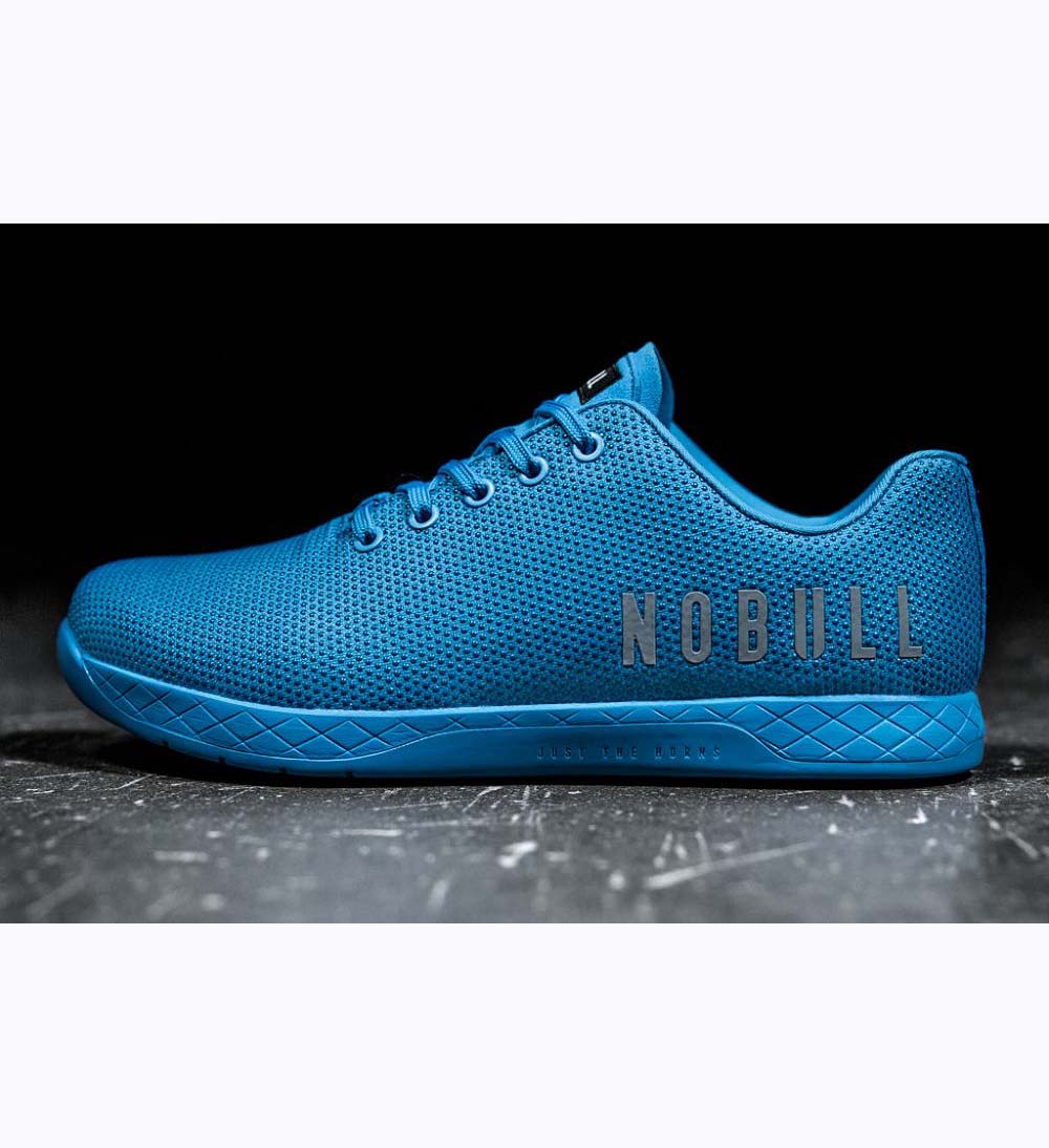 Men NOBULL BRIGHT Training Shoes Bright Blue | DKROX-8349