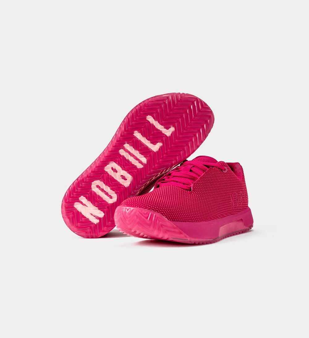 Men NOBULL CrossFit® IMPACT Training Shoes Pink Red | MLSVQ-3857