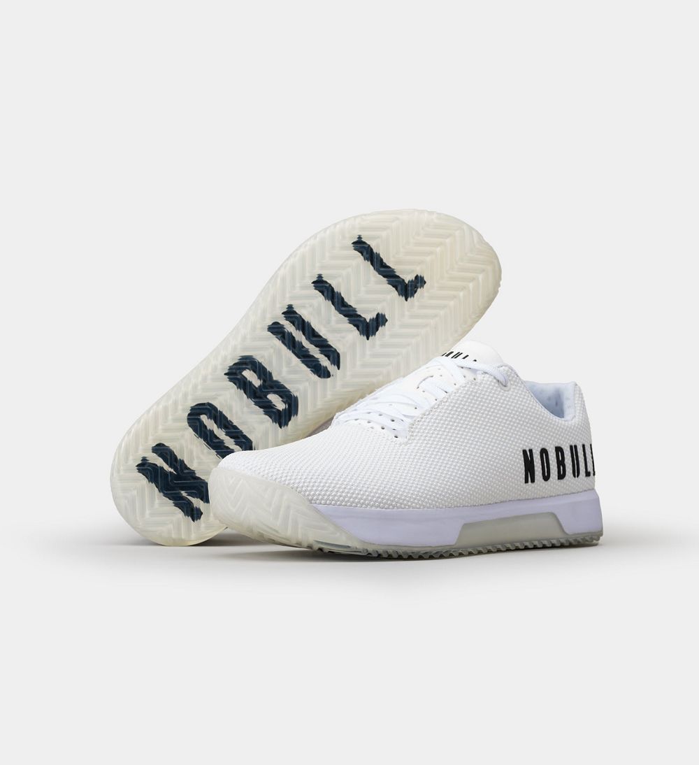 Men NOBULL CrossFit® IMPACT Training Shoes White | SKDJO-4586