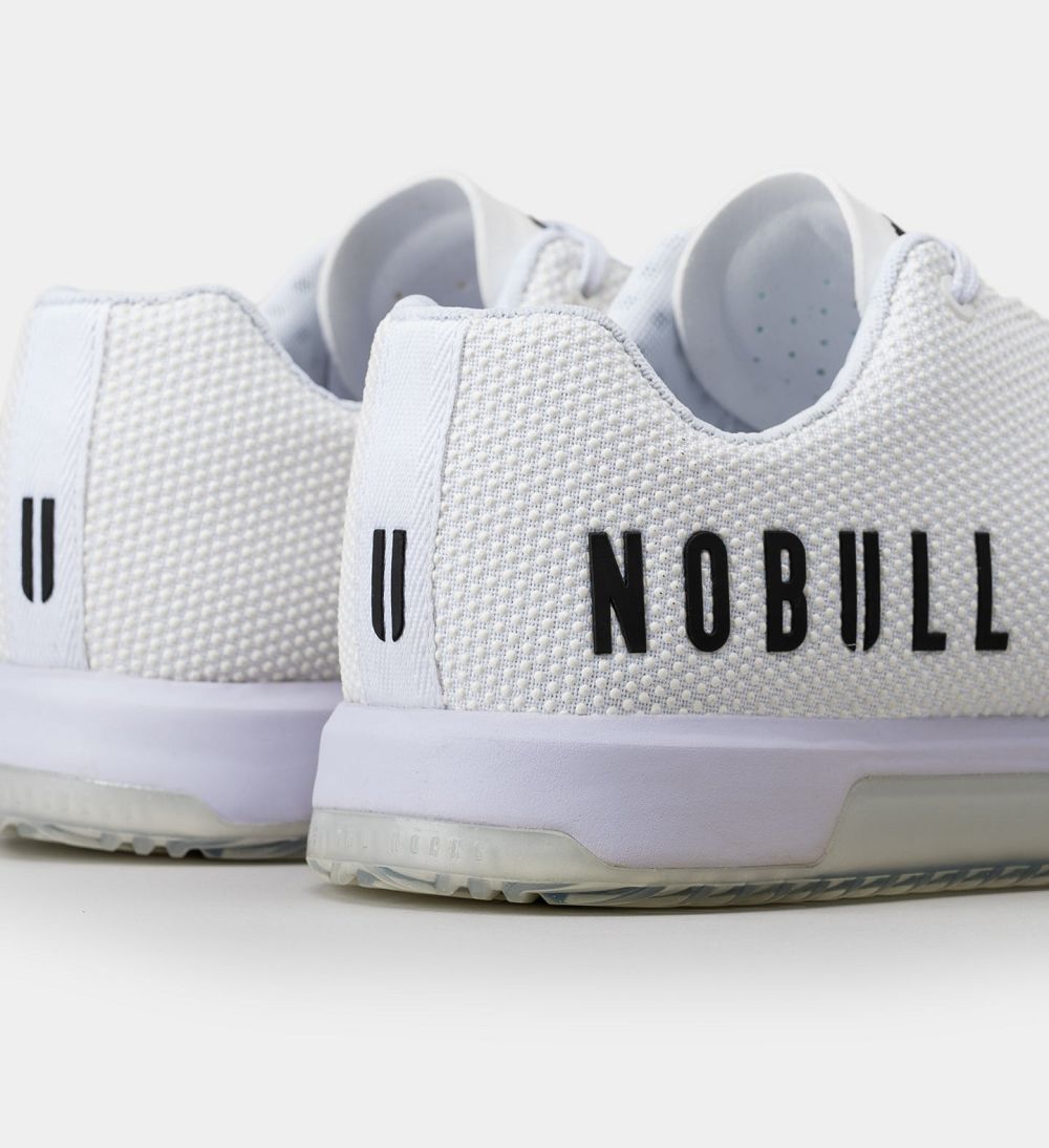 Men NOBULL CrossFit® IMPACT Training Shoes White | SKDJO-4586