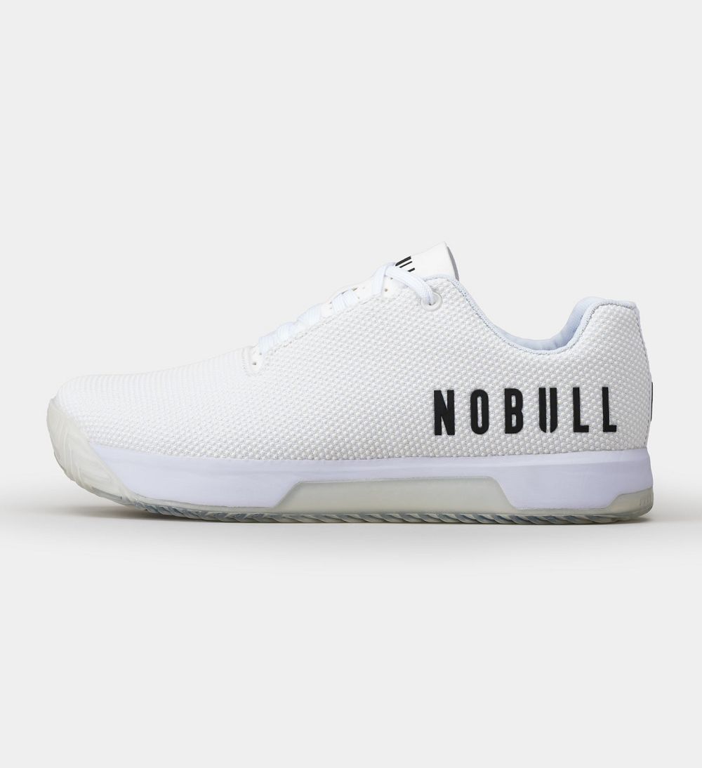 Men NOBULL CrossFit® IMPACT Training Shoes White | SKDJO-4586