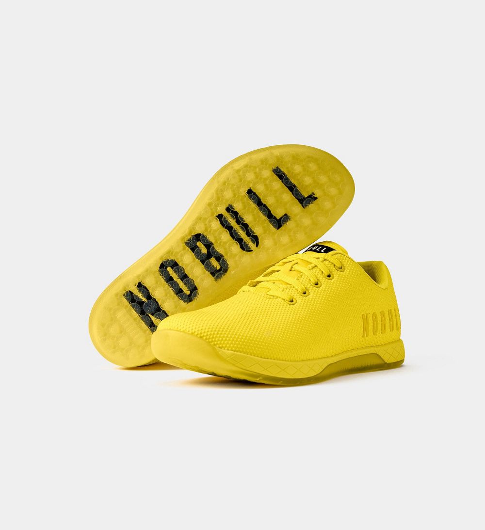 Men NOBULL CrossFit® OUTWORK Training Shoes Vivid Yellow | ZFSBE-2108