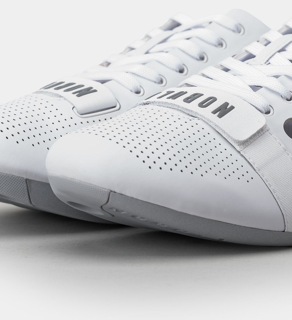 Men NOBULL Cycling Shoes White | OJWAX-9824