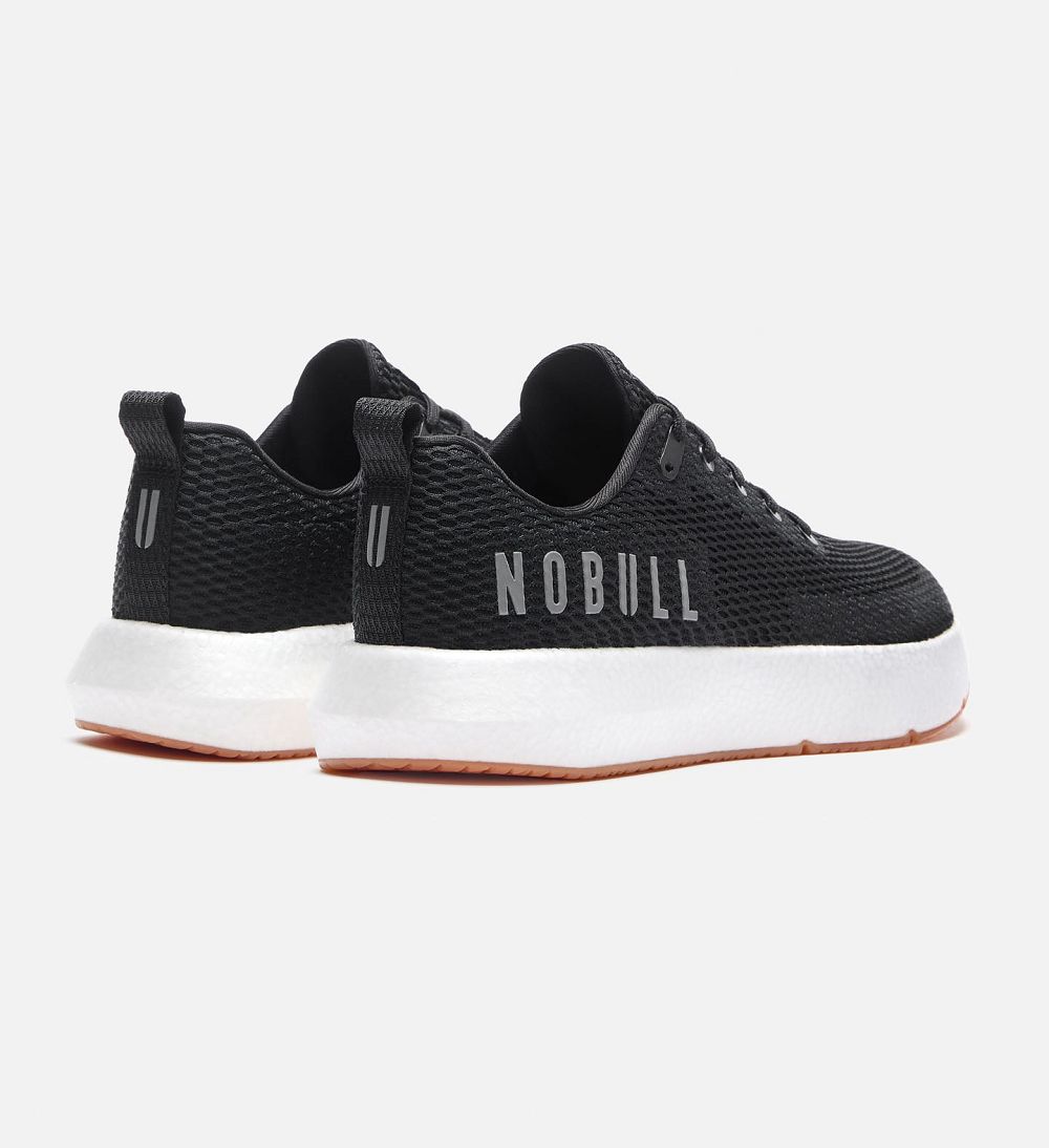 Men NOBULL DRIVE Mesh Training Shoes Black | MGXJP-2819