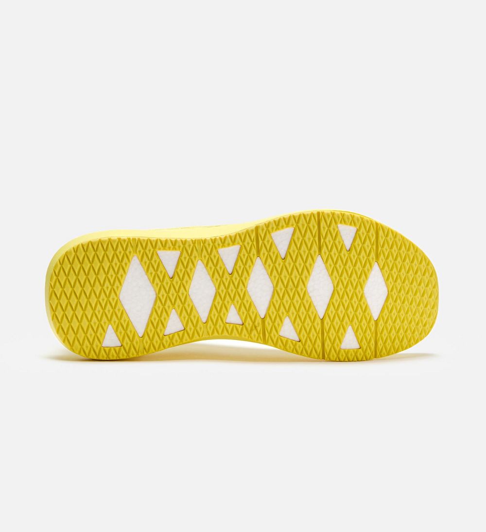 Men NOBULL DRIVE Mesh Training Shoes Bright Yellow | NEQLG-3540