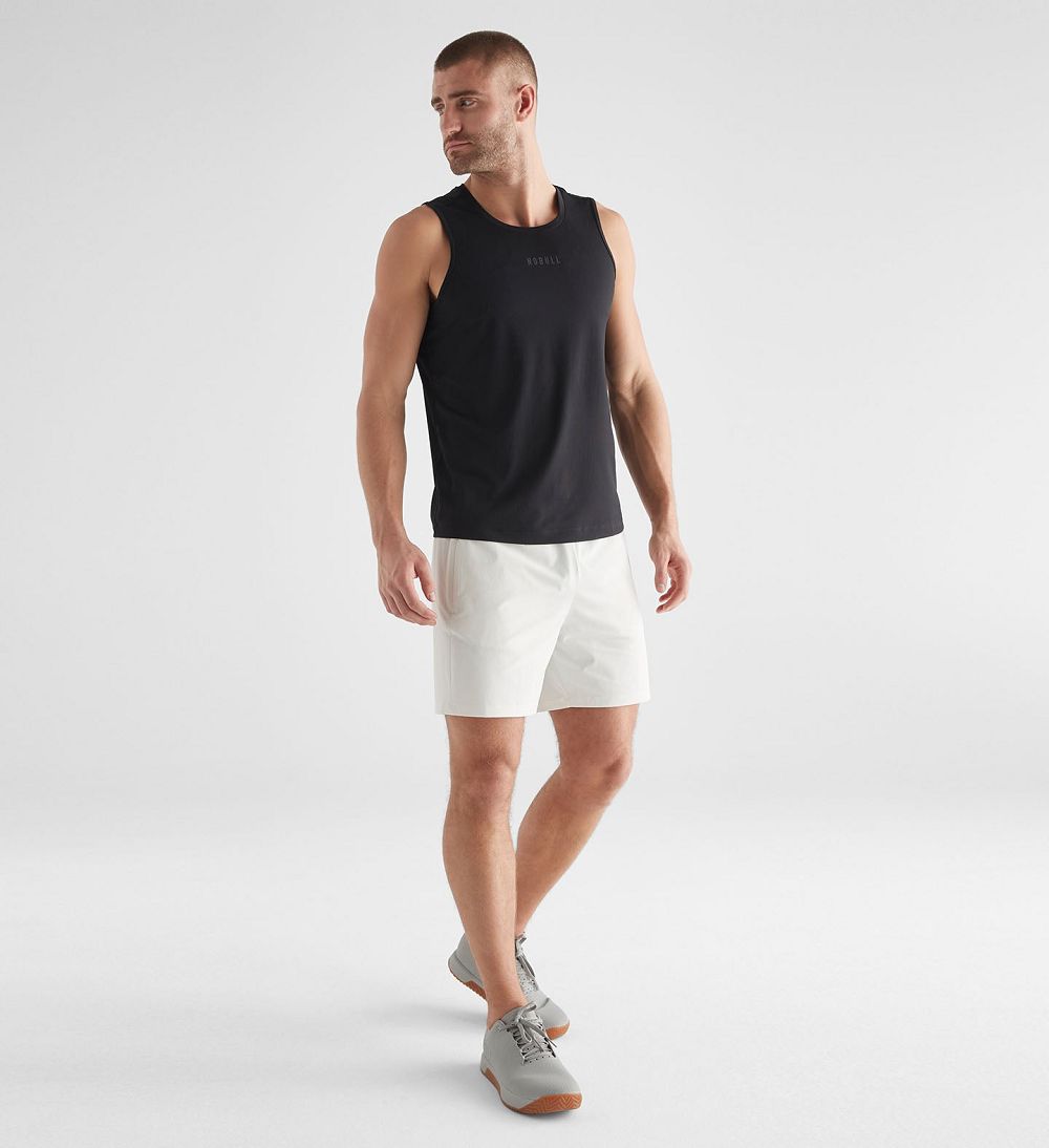 Men NOBULL Deltapeak® Micro Textured Tanks Black | TOWLM-4501