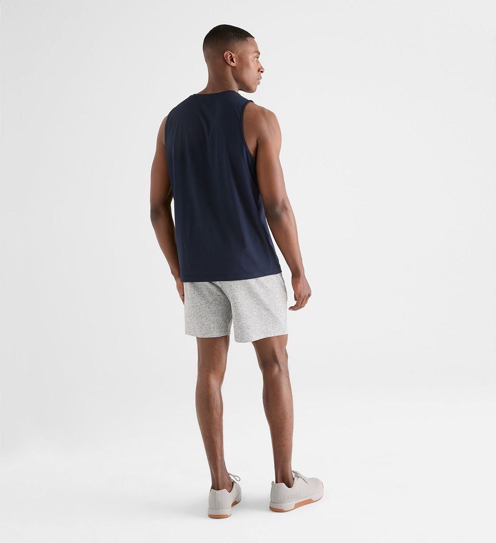 Men NOBULL Deltapeak® Micro Textured Tanks Night Navy | FOYZK-0381