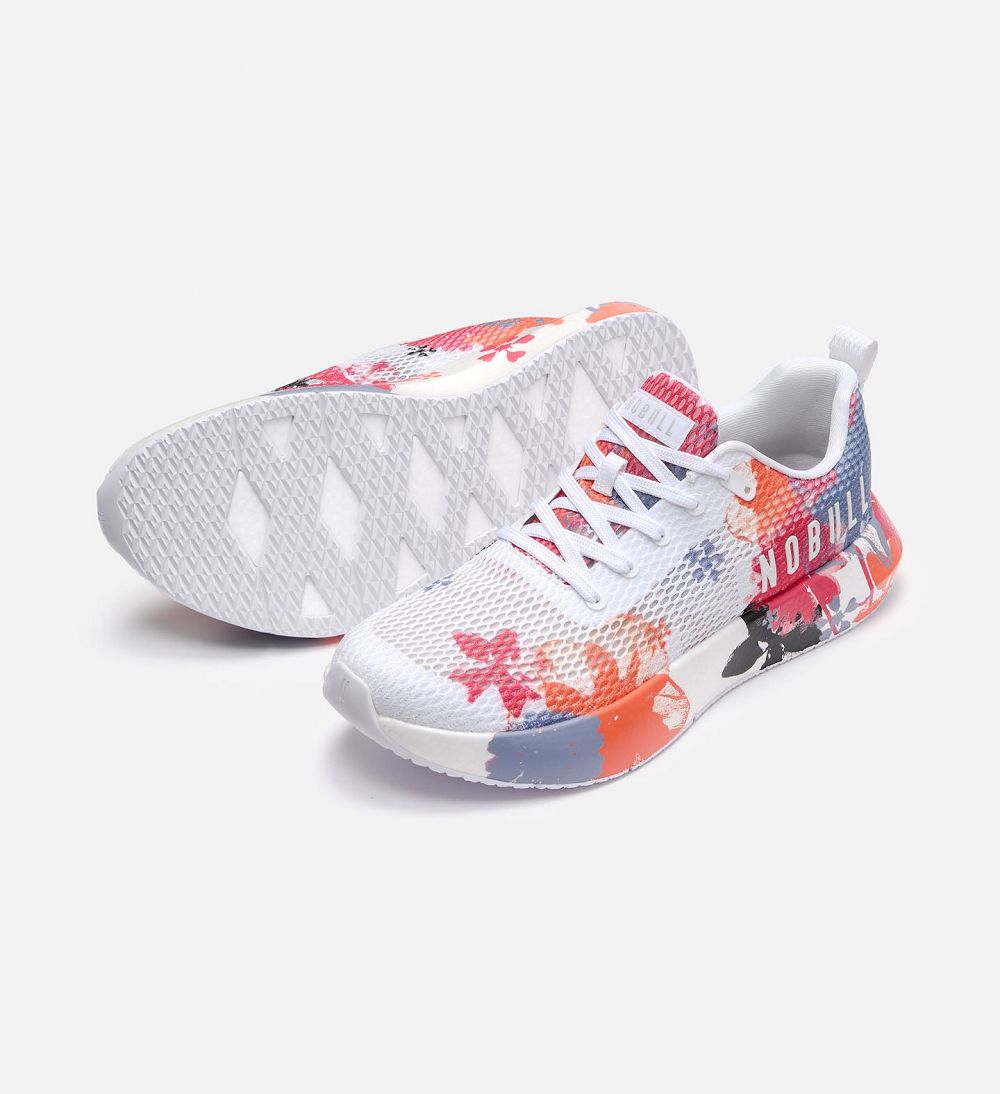 Men NOBULL Floral DRIVE Mesh Training Shoes Wild Flower | HKPEC-0276