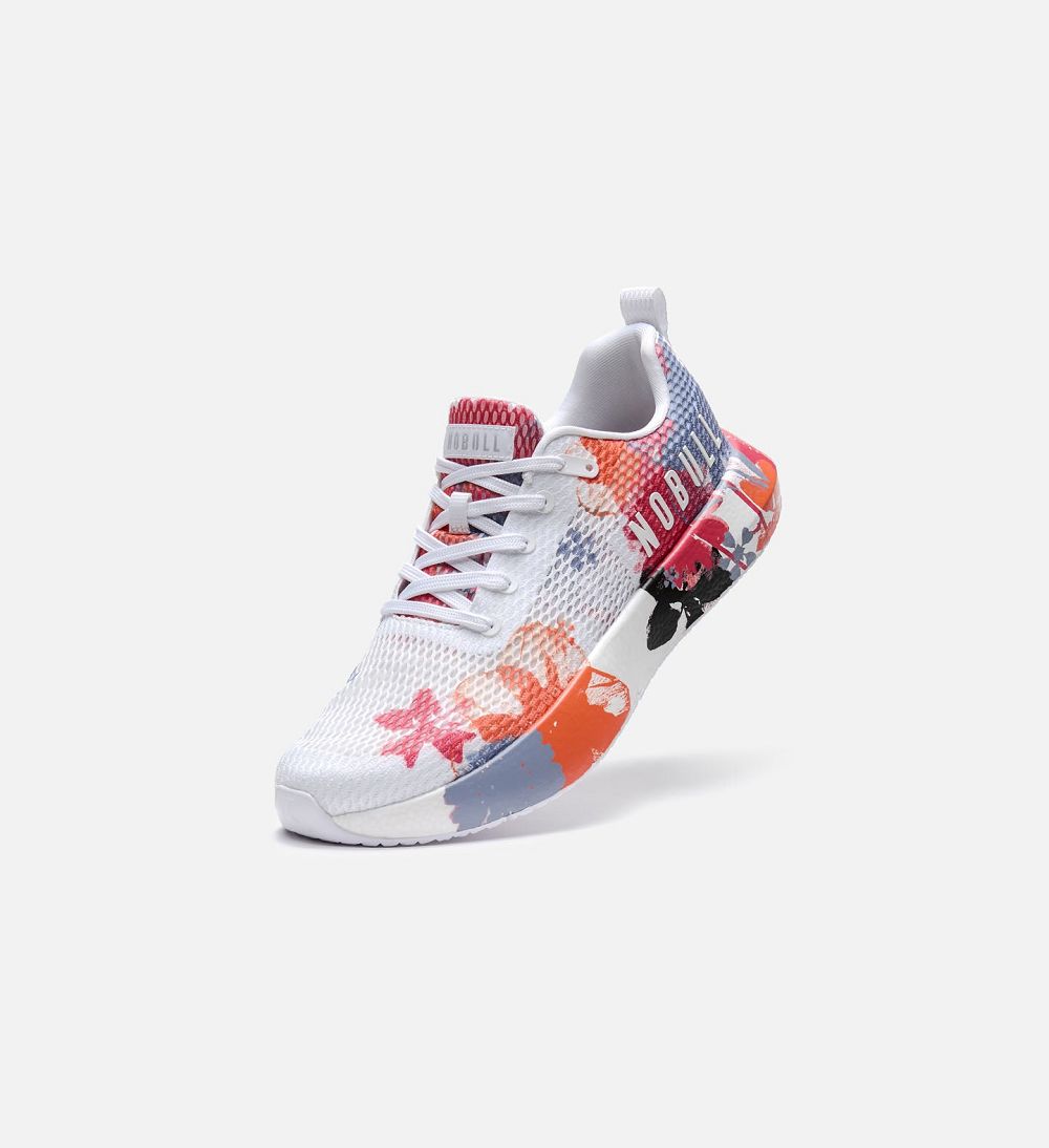 Men NOBULL Floral DRIVE Mesh Training Shoes Wild Flower | HKPEC-0276