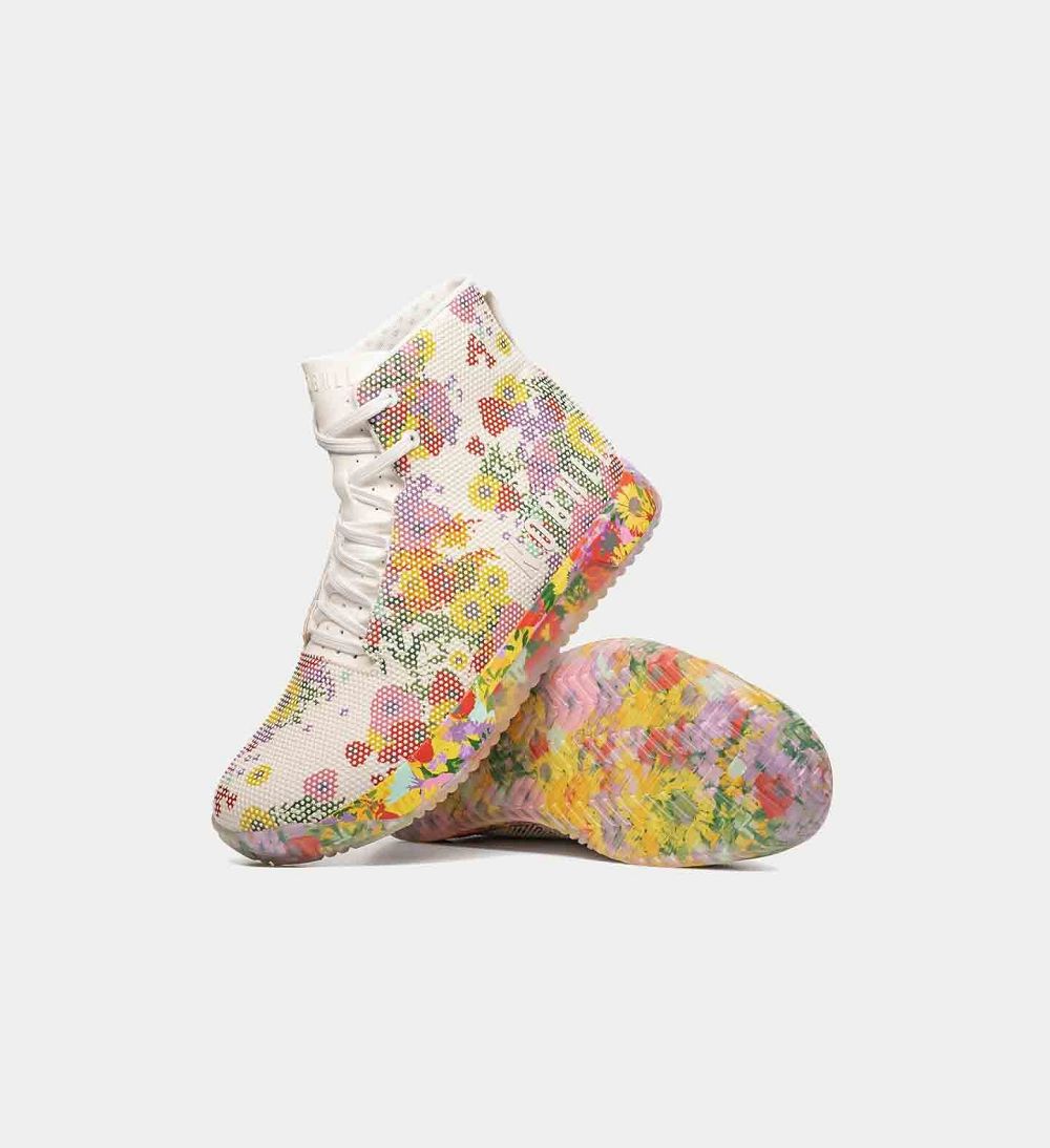 Men NOBULL Floral High-Top IMPACT Training Shoes Multi | QUZVW-5749