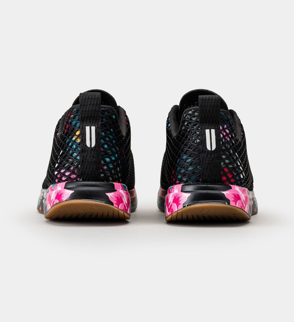 Men NOBULL Floral Mesh Running Shoes Midnight Multi | FCUMI-4350