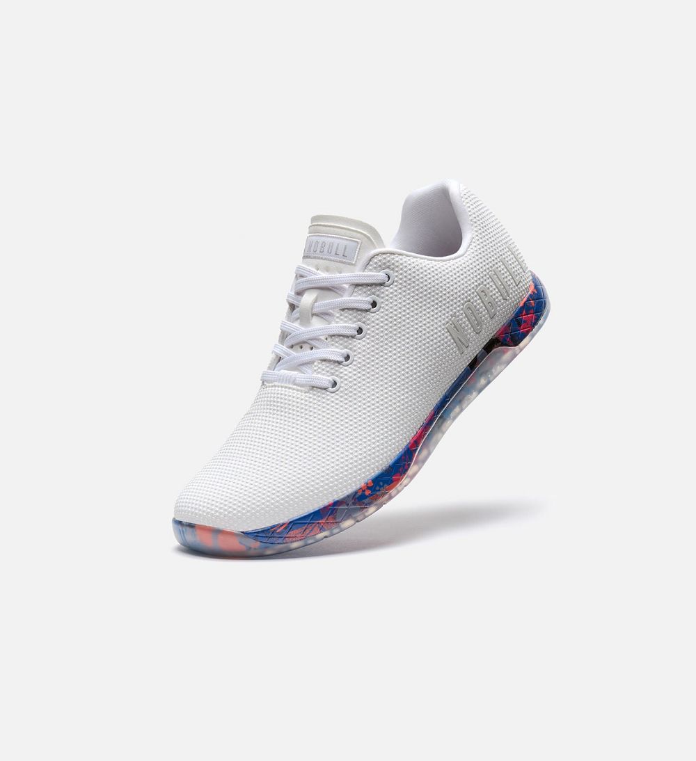 Men NOBULL Floral OUTWORK Training Shoes White Wild Flower | HXYPC-6513