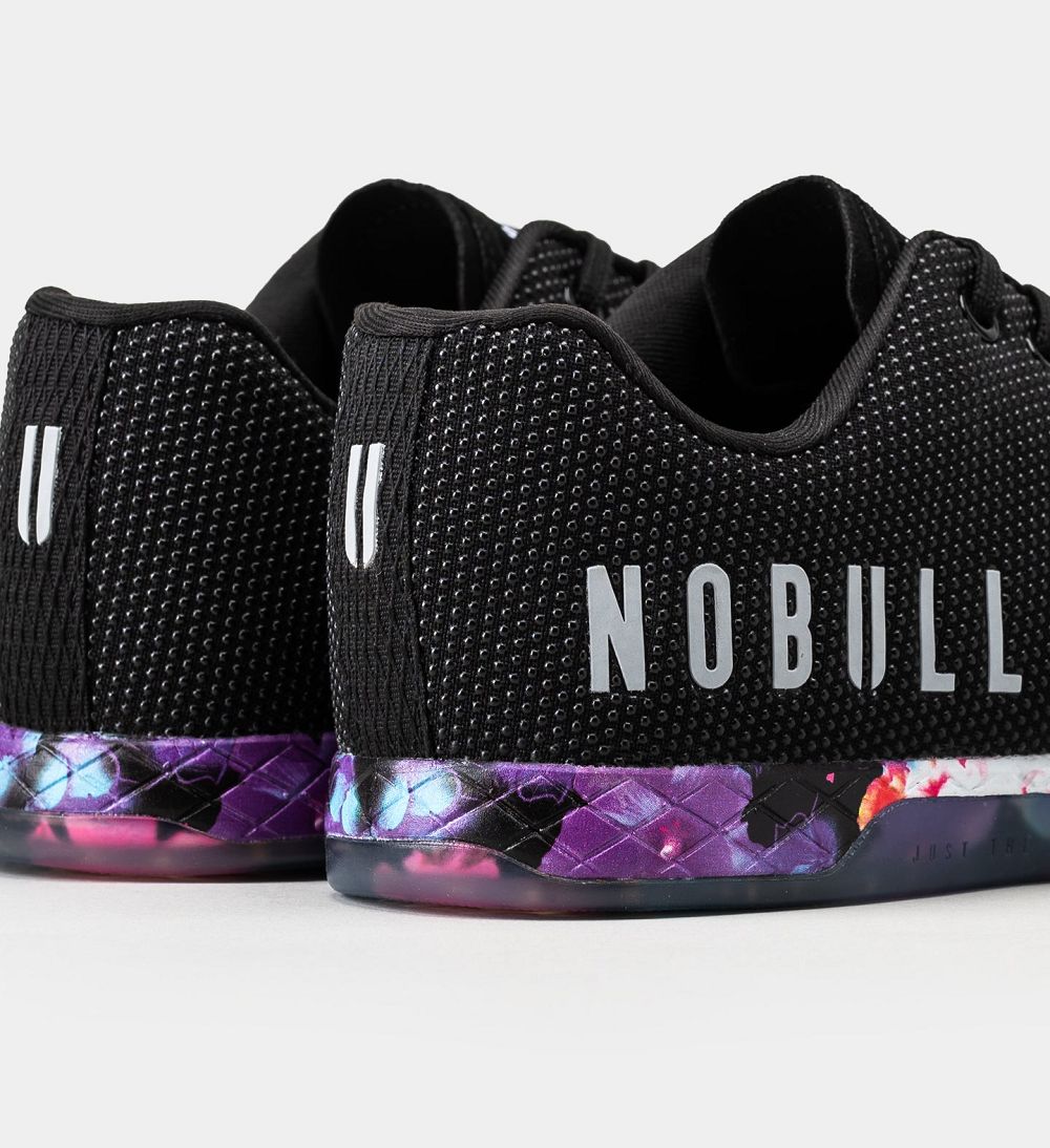 Men NOBULL Floral OUTWORK Training Shoes BLACK SPACE FLORAL | TZAYR-3560