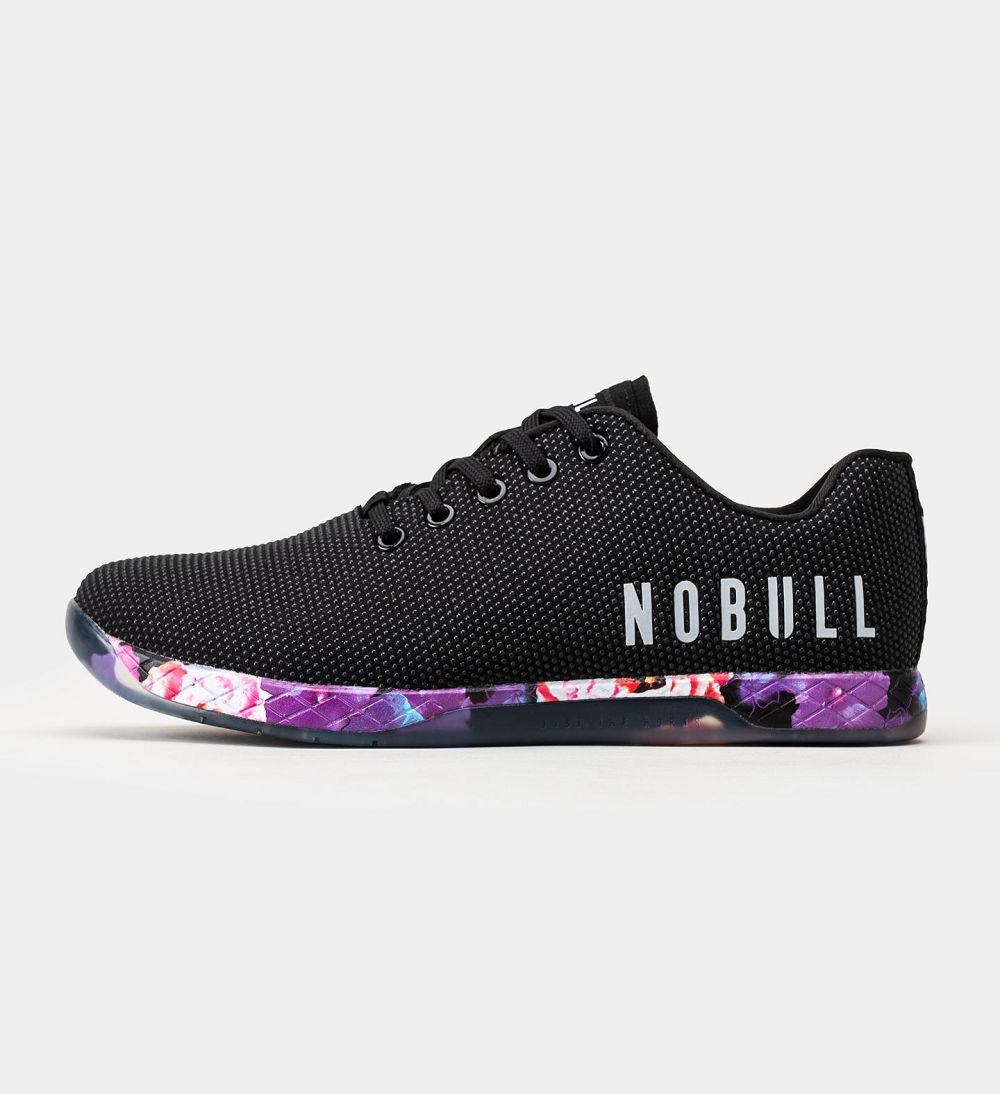 Men NOBULL Floral OUTWORK Training Shoes BLACK SPACE FLORAL | TZAYR-3560