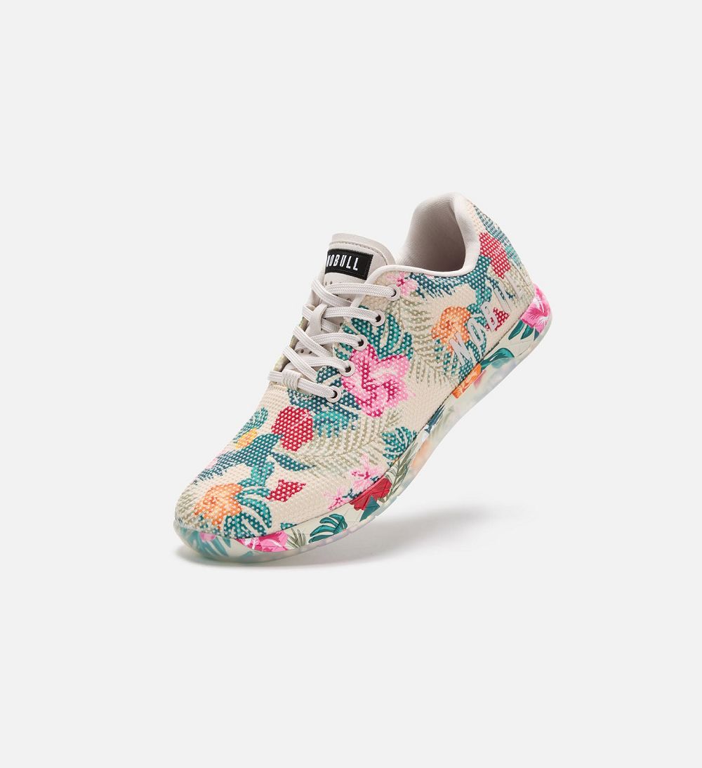 Men NOBULL Floral OUTWORK Training Shoes Multi Sand | YIAPC-9843