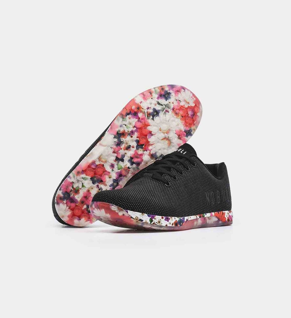 Men NOBULL Floral OUTWORK Training Shoes Black Daisy | SGODL-3294