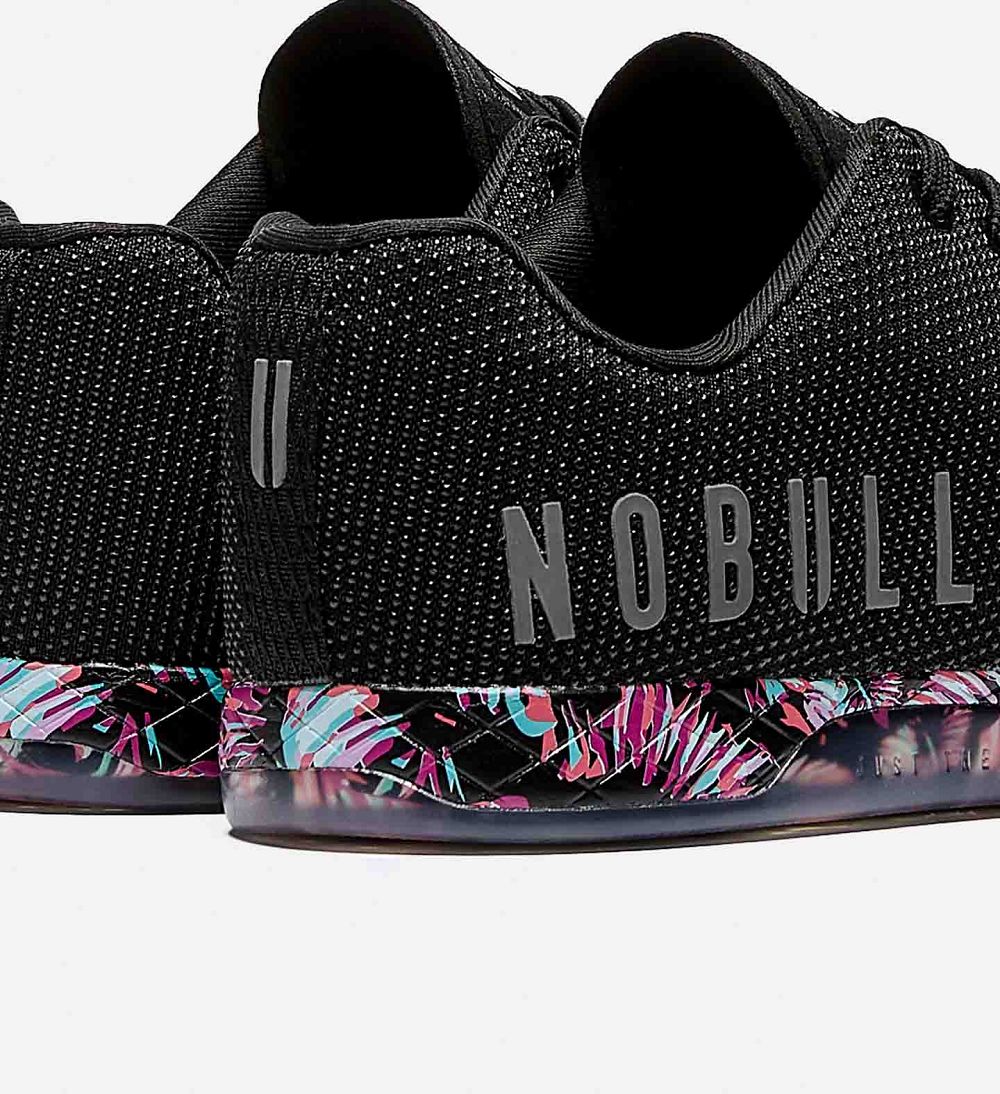 Men NOBULL Floral OUTWORK Training Shoes Black | YPOIQ-9415