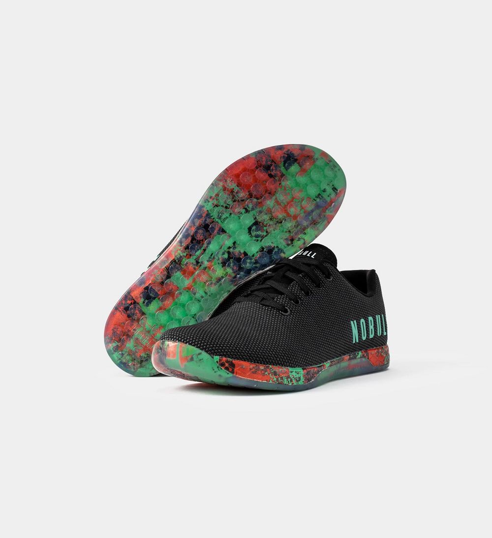 Men NOBULL Glitch OUTWORK Training Shoes Black Multi | RPMHB-9826