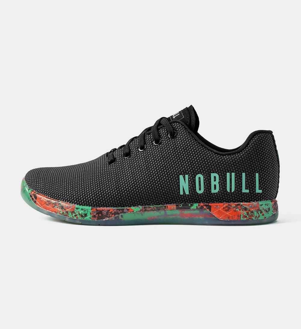 Men NOBULL Glitch OUTWORK Training Shoes Black Multi | RPMHB-9826