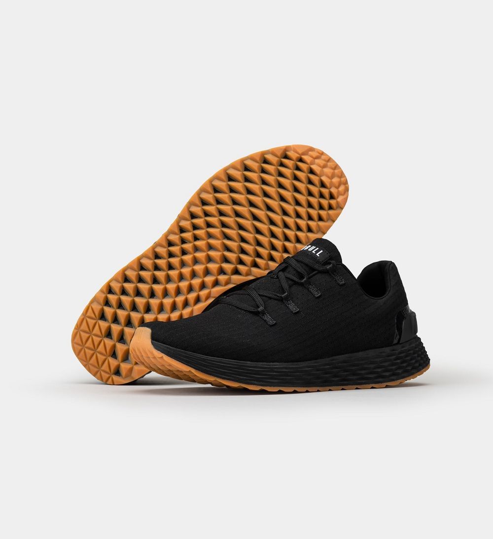 Men NOBULL Gum ALLDAY Running Shoes Black Gum | VLNEC-8726