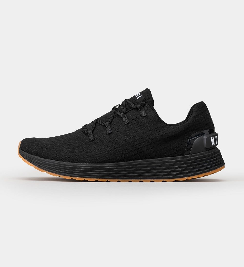 Men NOBULL Gum ALLDAY Running Shoes Black Gum | VLNEC-8726