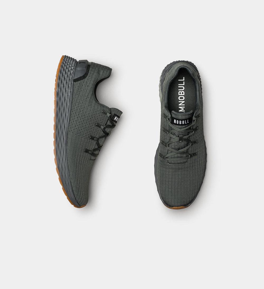 Men NOBULL Gum ALLDAY Running Shoes Dark Grey | YPOFH-6187