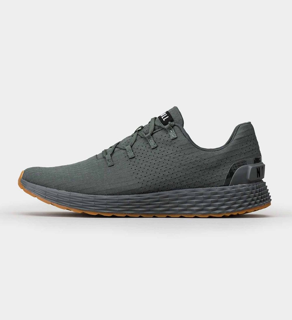 Men NOBULL Gum ALLDAY Running Shoes Dark Grey | YPOFH-6187