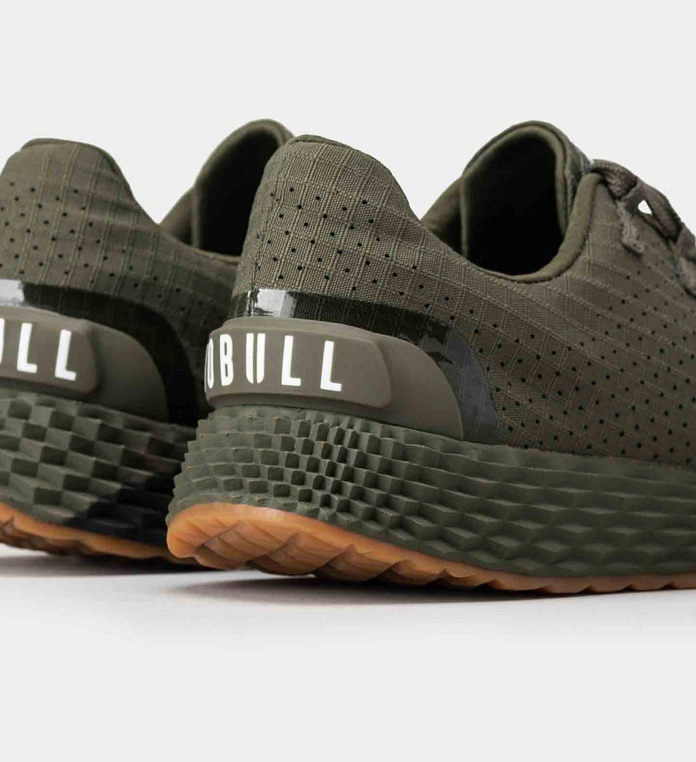 Men NOBULL Gum ALLDAY Running Shoes Green Gum | QJGFN-3705