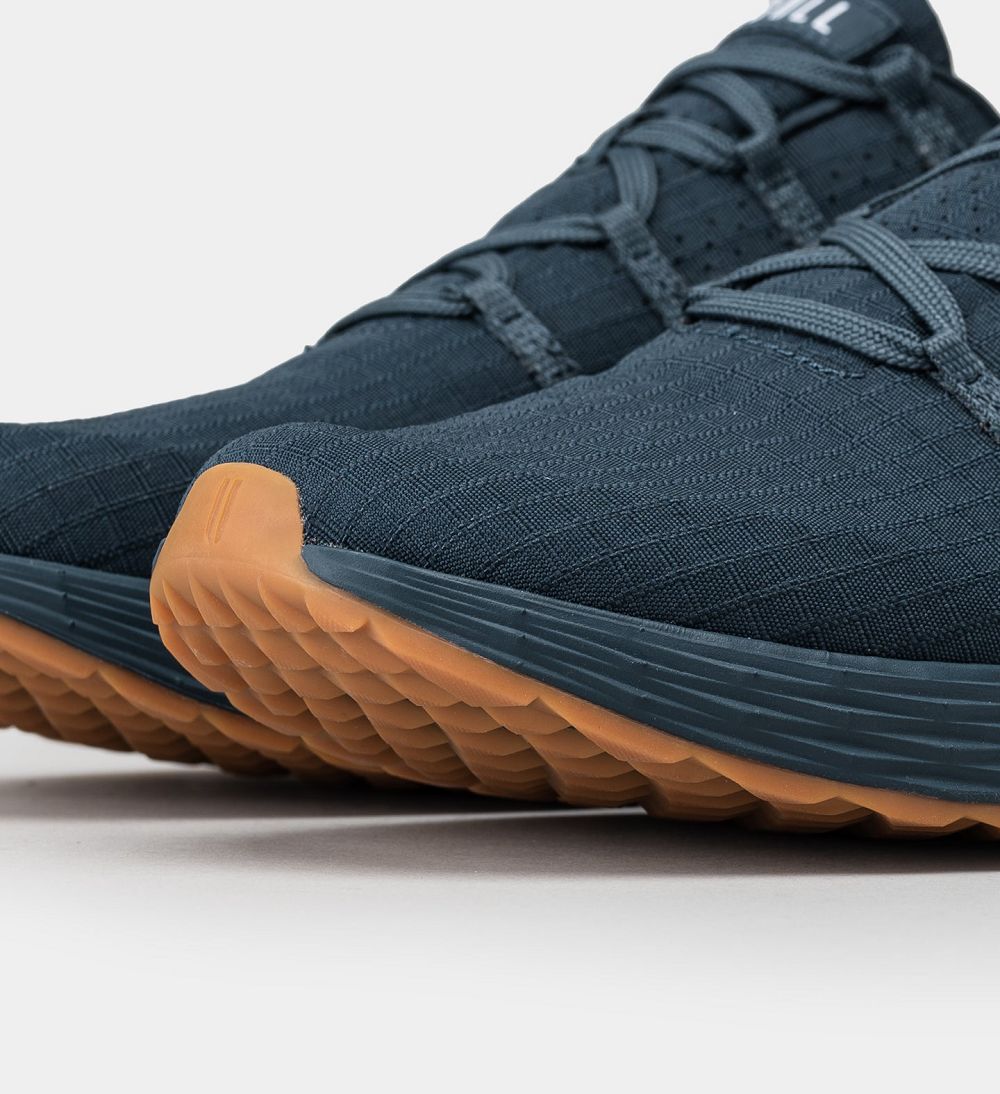 Men NOBULL Gum ALLDAY Running Shoes Navy Gum | RMJVL-6210