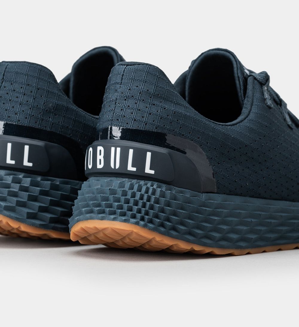 Men NOBULL Gum ALLDAY Running Shoes Navy Gum | RMJVL-6210