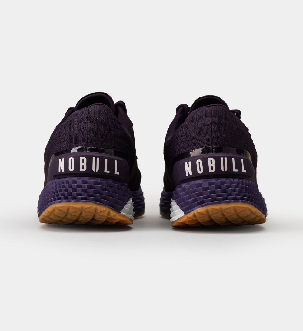 Men NOBULL Gum ALLDAY Running Shoes Plum | VHUPX-6437