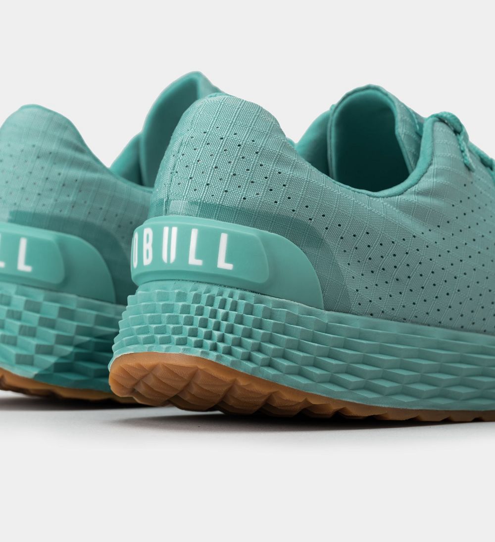 Men NOBULL Gum ALLDAY Running Shoes Turquoise | RKXYE-1658