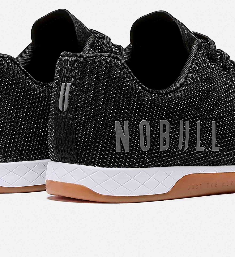 Men NOBULL Gum OUTWORK Training Shoes Black White Gum | KZQNY-9084