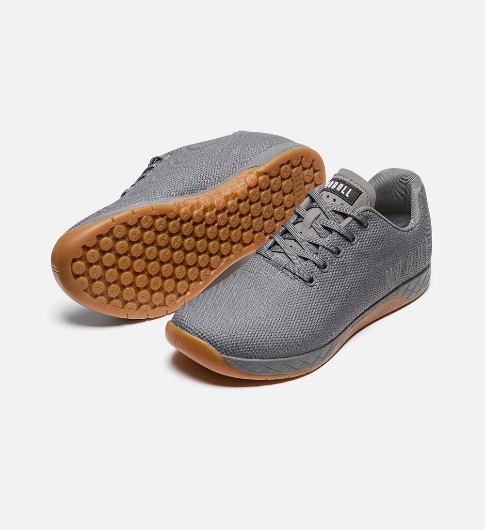 Men NOBULL Gum OUTWORK Training Shoes Dark Grey Gum | EWHMD-5084