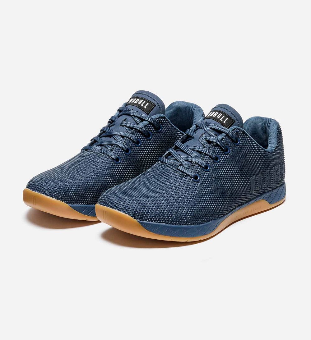 Men NOBULL Gum OUTWORK Training Shoes Navy Gum | QBIJO-2067