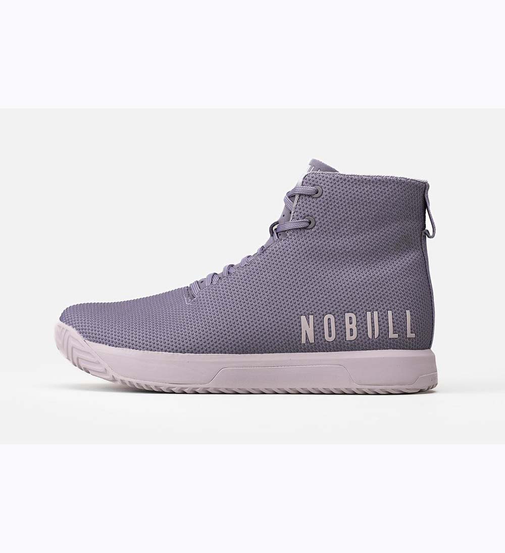 Men NOBULL High-Top IMPACT Training Shoes Blue | AZQNX-4726