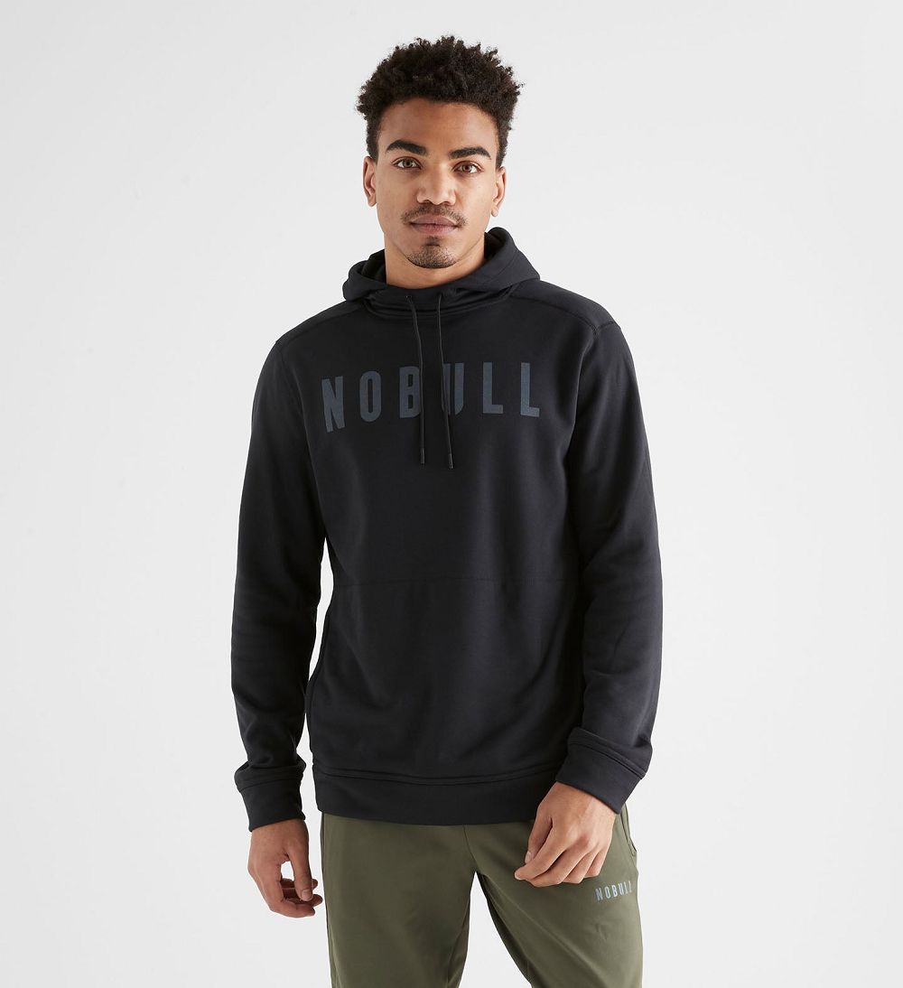 Men NOBULL Hoodie Black | ESNJO-1672