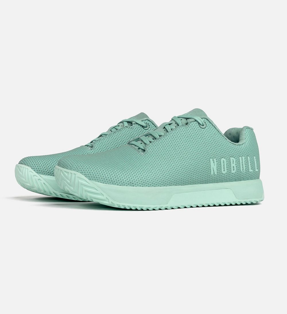 Men NOBULL IMPACT Training Shoes Aqua | EQVOS-5948