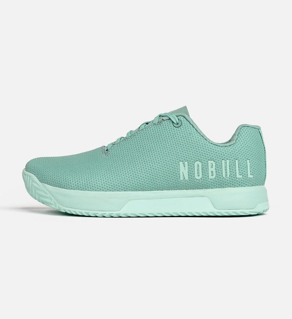 Men NOBULL IMPACT Training Shoes Aqua | EQVOS-5948