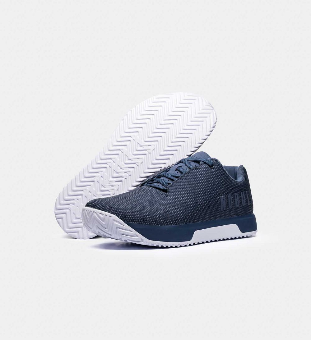 Men NOBULL IMPACT Training Shoes Navy White | HBPZJ-8063