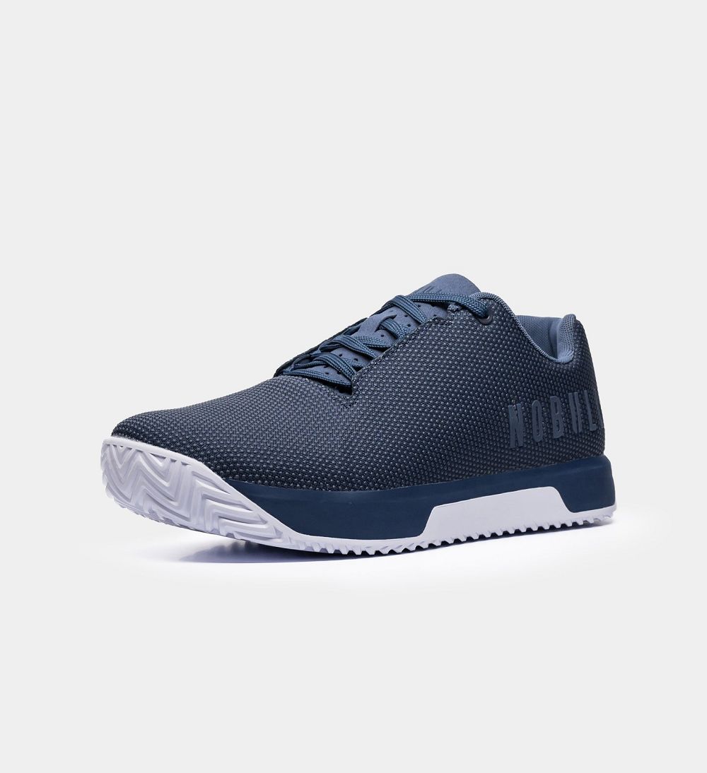 Men NOBULL IMPACT Training Shoes Navy White | HBPZJ-8063