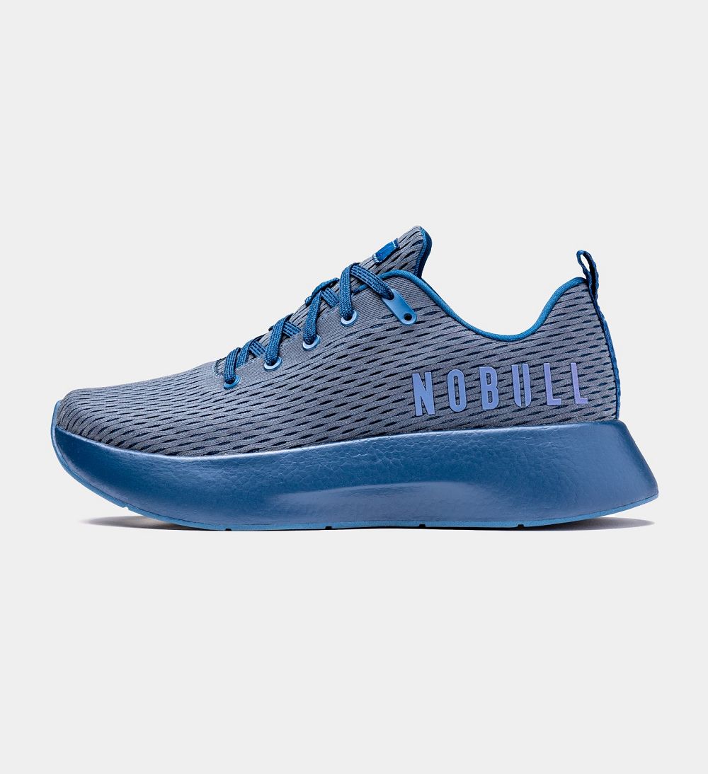 Men NOBULL JOURNEY Running Shoes Blue Opal Rainbow | DEWPC-2387