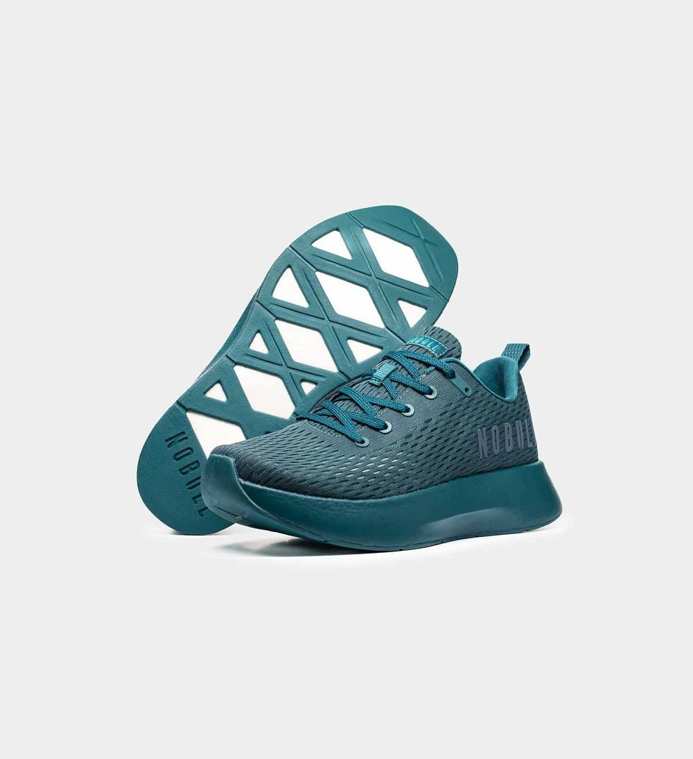 Men NOBULL JOURNEY Running Shoes Deep Teal Rainbow | OYWXN-9816